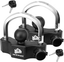 METOWARE Universal Trailer Fit 1-7/8 Inch, 2 Inch Coupler Ball Lock, Adjustable