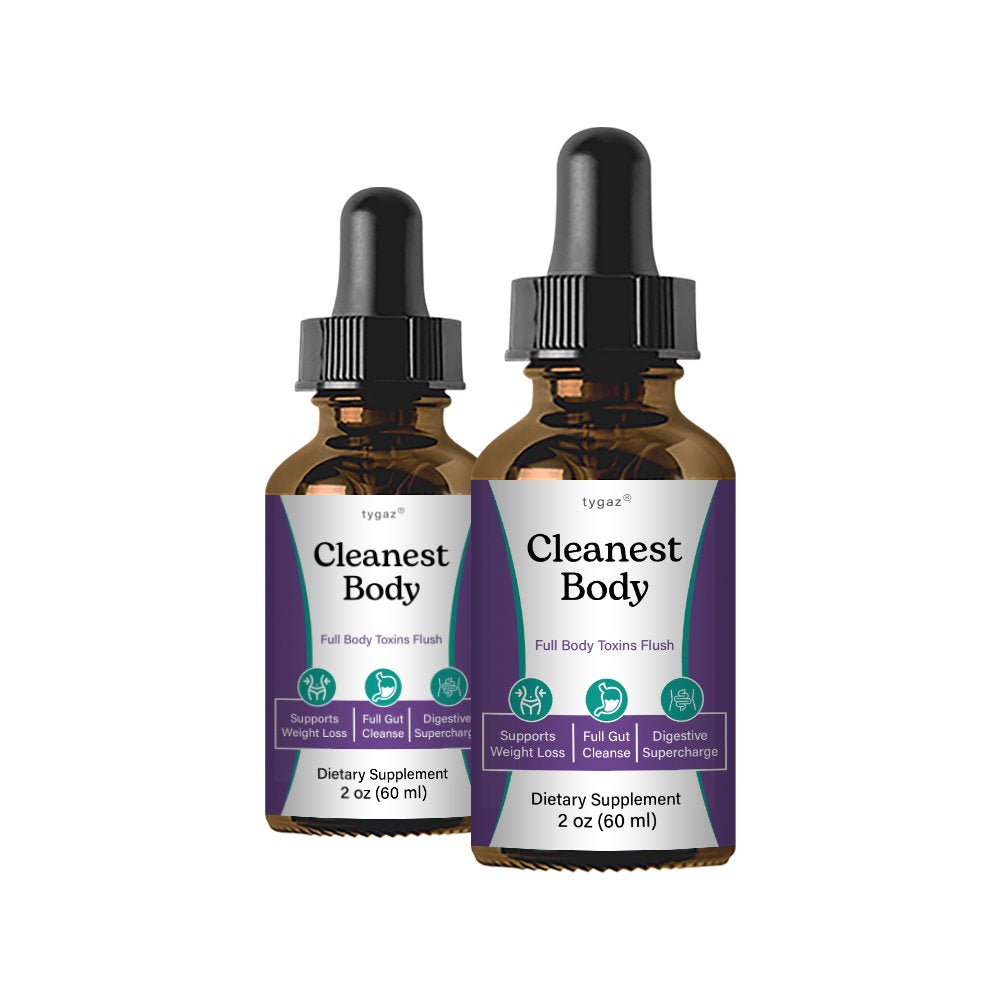 (2 Pack) Cleanest Body - Cleanest Body Full Body Toxins Flush Drops