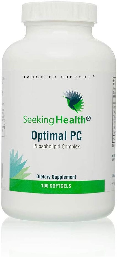 Seeking Health | Optimal PC Supplement | 100 Softgels of 800 Mcg Blended Phospho