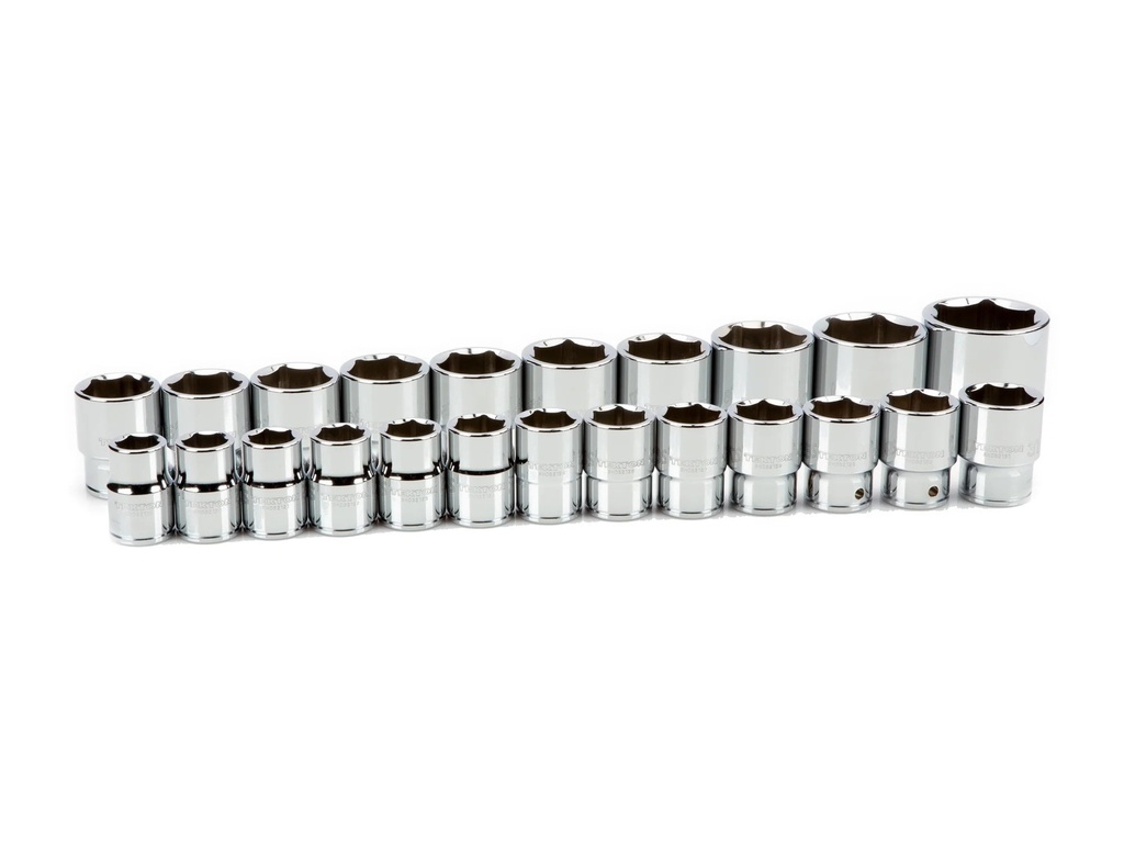 TEKTON 3/4 Inch Drive 6-Point Socket Set, 23-Piece (19-50 Mm) | SHD93014