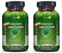 Irwin Naturals, Men'S Living Green Liquid-Gel Multi, 2 Pack (90 Liquid Soft-Gels
