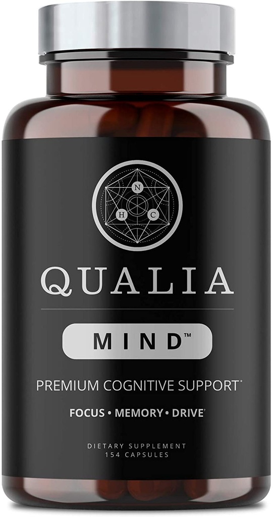 154 Caps Neurohacker Collective Qualia Mind Top Brain Supplement for Memory