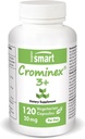 Supersmart - Crominex 3+ (Chromium) 20 Mg - with Polyphenol & Fulvic Acid - Weig