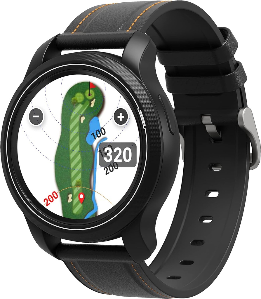 Golf Buddy Aim W12 Golf GPS Watch, Premium Full Color Touchscreen, Preloaded Wit