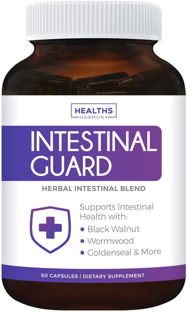 Intestinal Guard (Non-Gmo) Intestinal Support for Humans - Wormwood & Black Waln