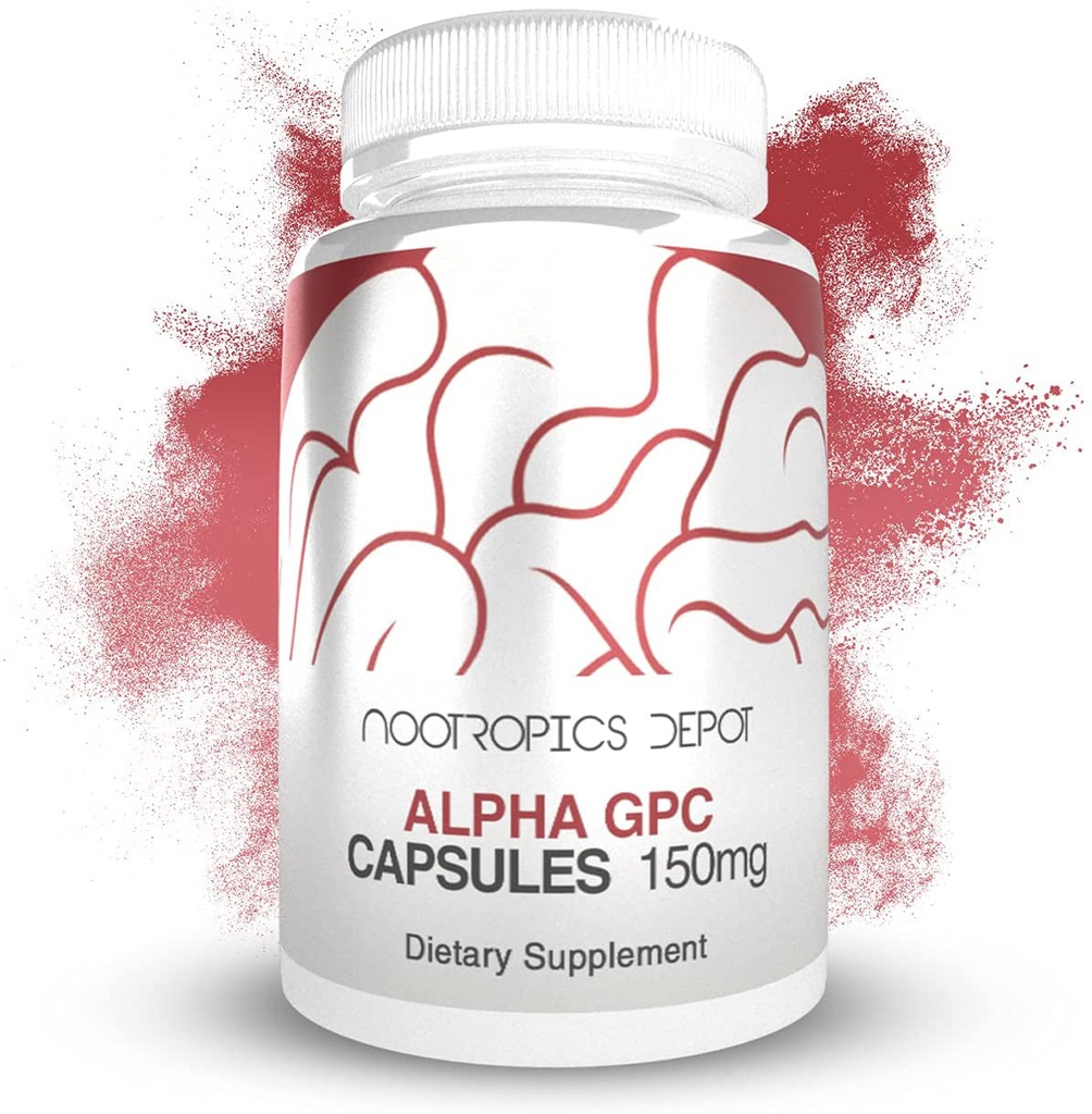 Alpha GPC Capsules | 150Mg | 60 Count | Choline Supplement | Brain Health Supple