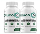 (2 Pack) Gluco 6 - Dietary Supplement Pills for Healthy Blood Sugar - Promotes B