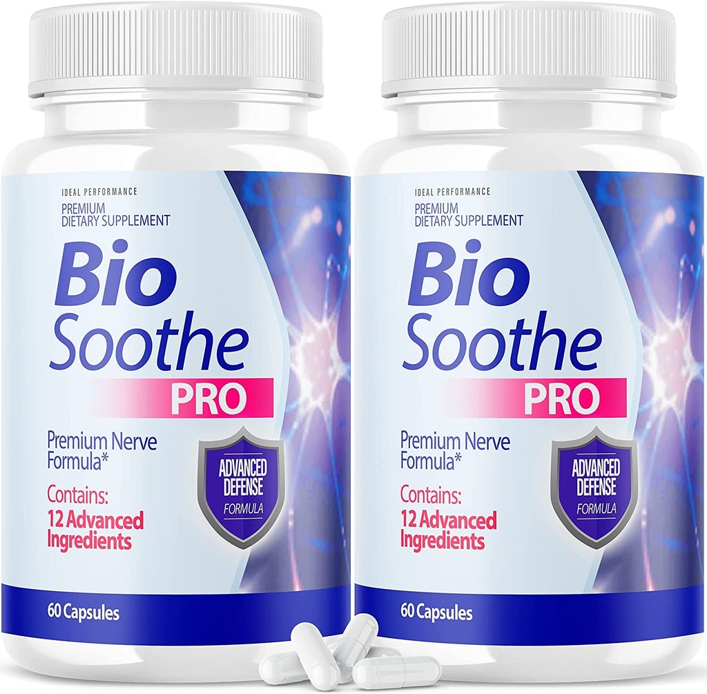 (2 Pack) Biosoothe Pro Neuropathy Treatment Capsule for Nerve