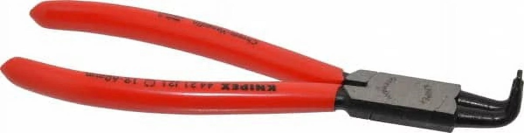 Knipex Internal Retaining Ring Pliers 6-3/4" OAL, Bent Nose