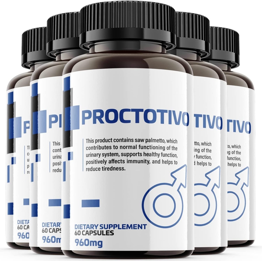 (5 Pack) Proctovivo Healthy Support Supplement Pills - Proctovivo Advanced Formu