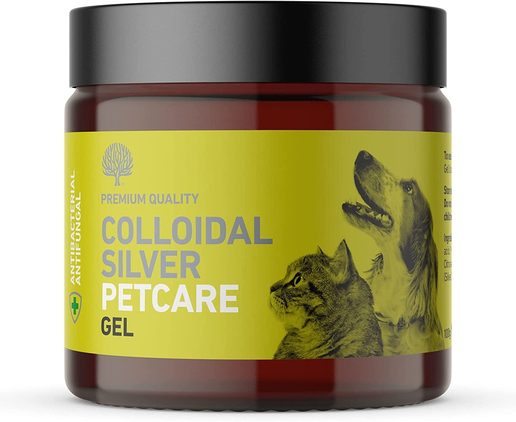 Premium Quality Antibacterial Colloidal Silver Petcare Gel 100G