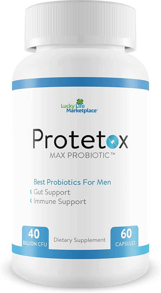 Protetox Max Probiotic - Premium Probiotic Formula - Help Reduce Gut Bloat & Sup