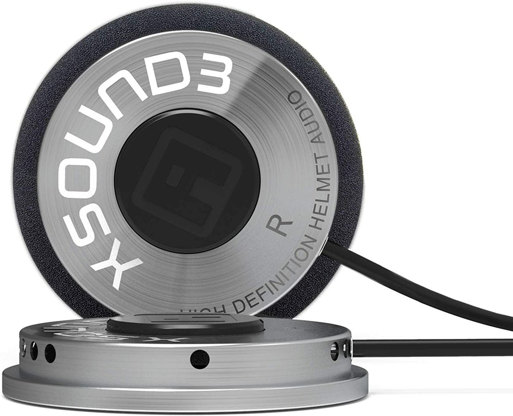 Iasus Xsound 3 High Definition Helmet Speakers Mic Headsets Portable Music Play