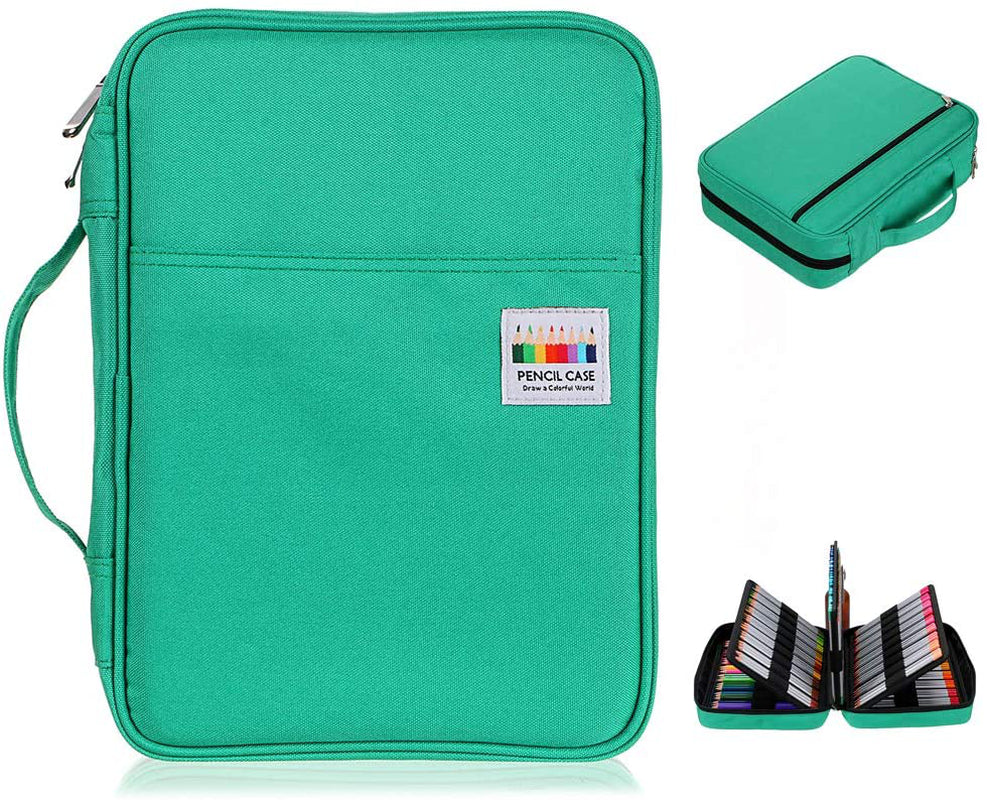 220 Pencils or 148 Gel Pens Large Capacity Zip Bag Case for Prismacolor Arteza