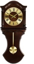 71.75Cm (H) Bedford Wall Clock Collection Pendulum & Chimes, Chocolate Wood