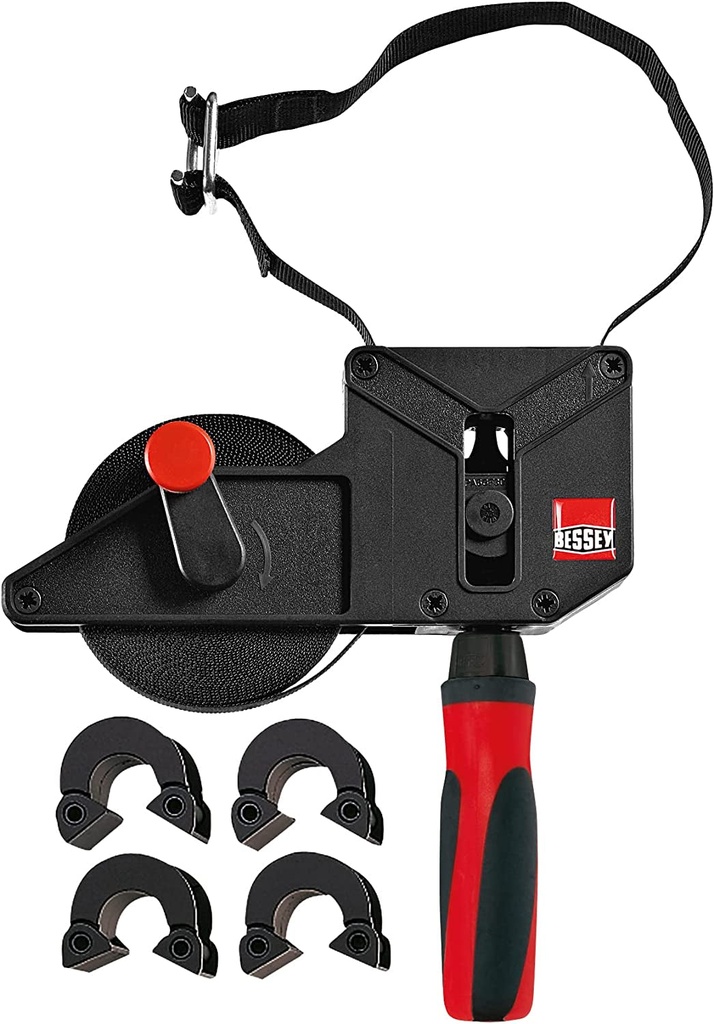 Bessey VAS-23+2K Variable Angle Strap Clamp with 2K Composite Handle, 23', Black