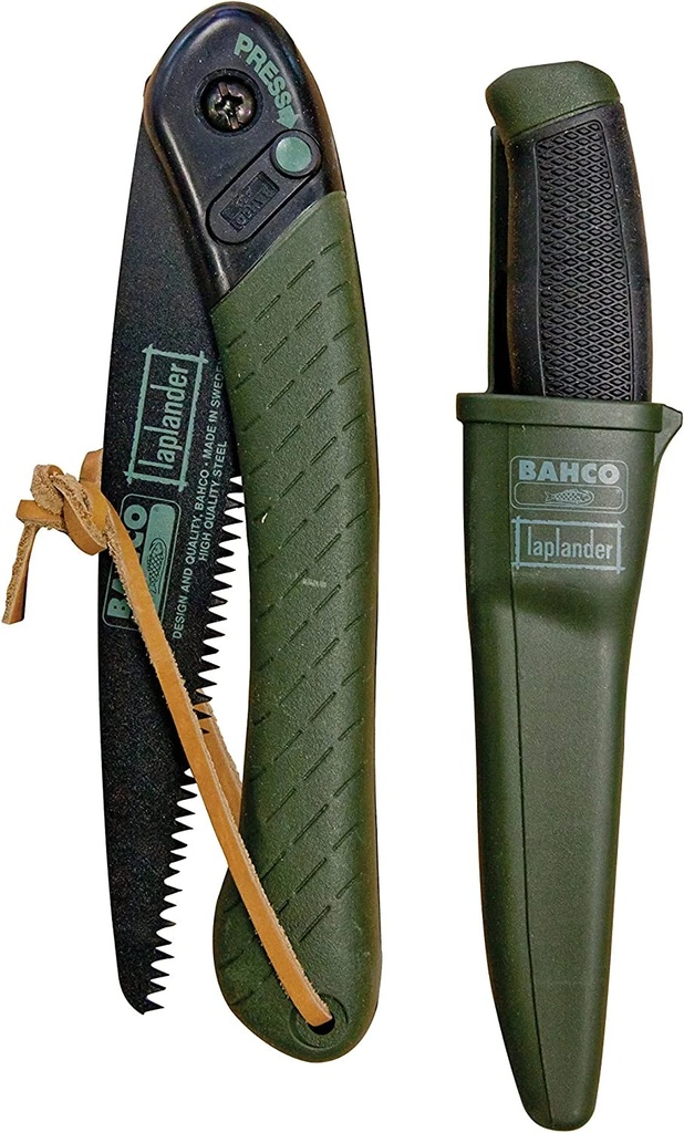 Bahco LAP-KNIFE Laplander Folding Saw and Multi-Purpose Knife Set