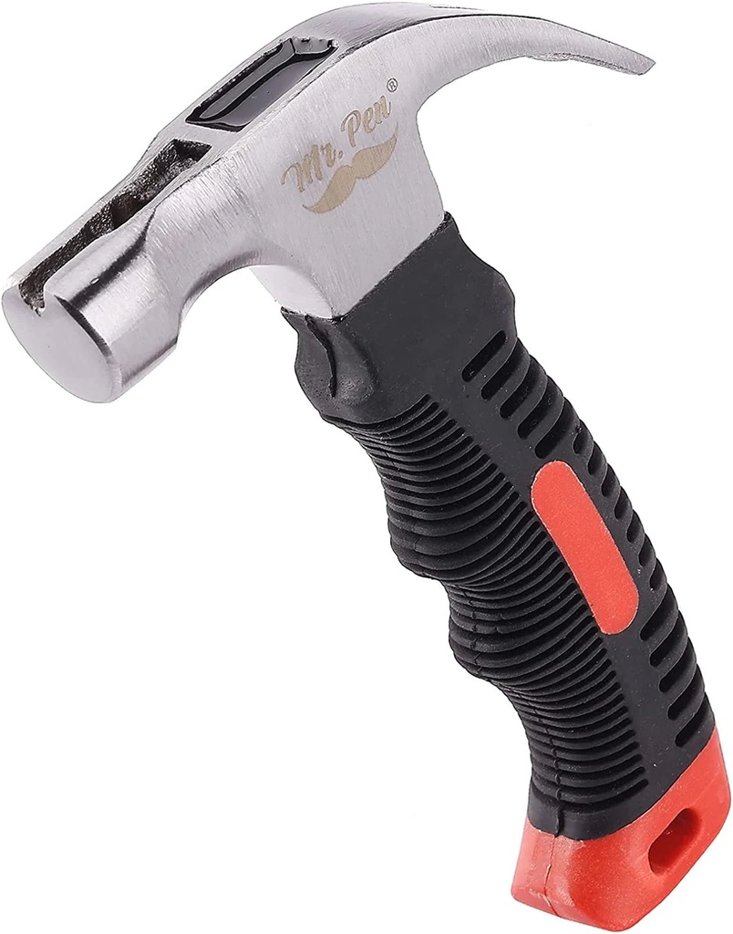 Mr. Pen- Hammer, 8Oz, Small Hammer, Camping Hammer, Claw Hammer, Stubby Hammer, Tack Hammer