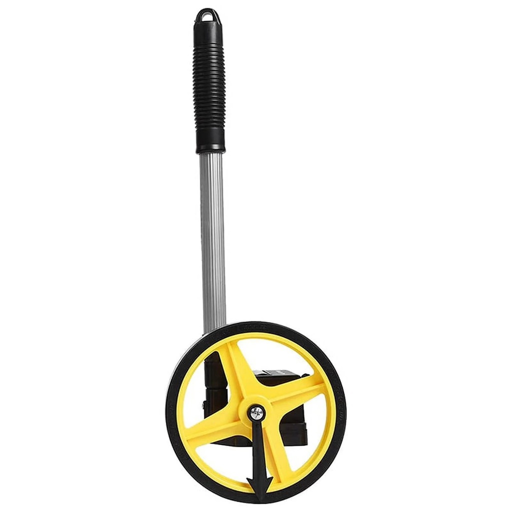 Measuring Wheel Distance Wheel Measurer Wheel Plastic 17.72 X 6.3 X 5.51In for Surveyors(Small Wheel, 12)