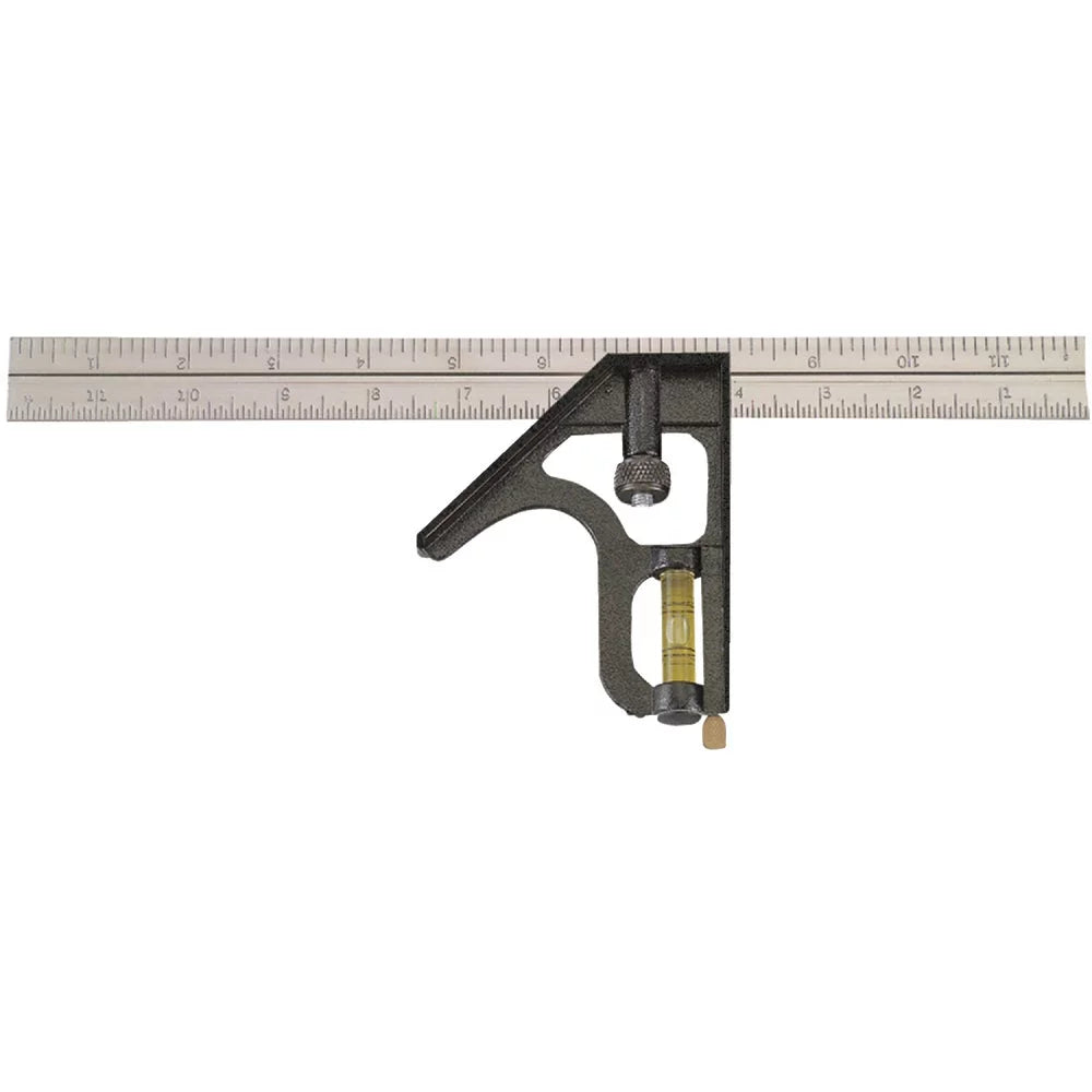 1PACK Johnson Level 12 In. English/Metric Professional Combination Square