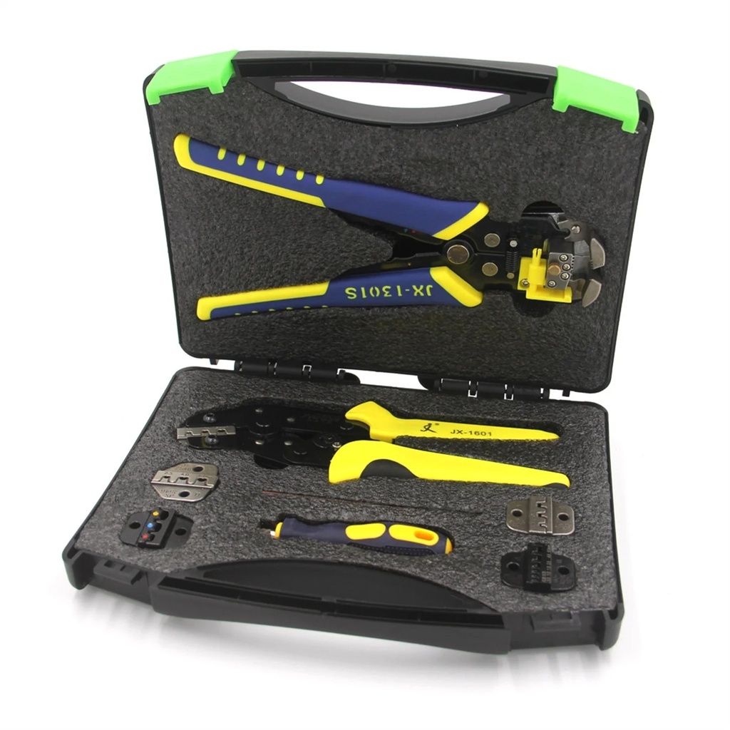 Wire Crimpers Engineering Ratcheting Terminal Crimping Pliers Wire Strippers Bootlace Ferrule Crimper Tool Cord End Terminal Kit