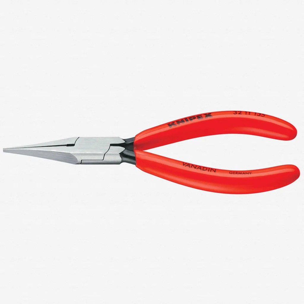 Knipex Long Nose Plier,5-5/16" L,Smooth 32 11 135