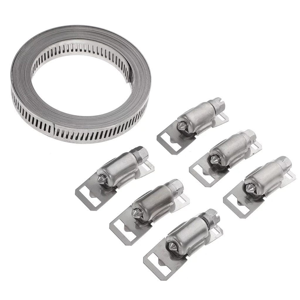 Guichaokj Circular Clamp Stainless Steel Fastener Clamps Hose Water-Resistant Waterproofing Adjustable