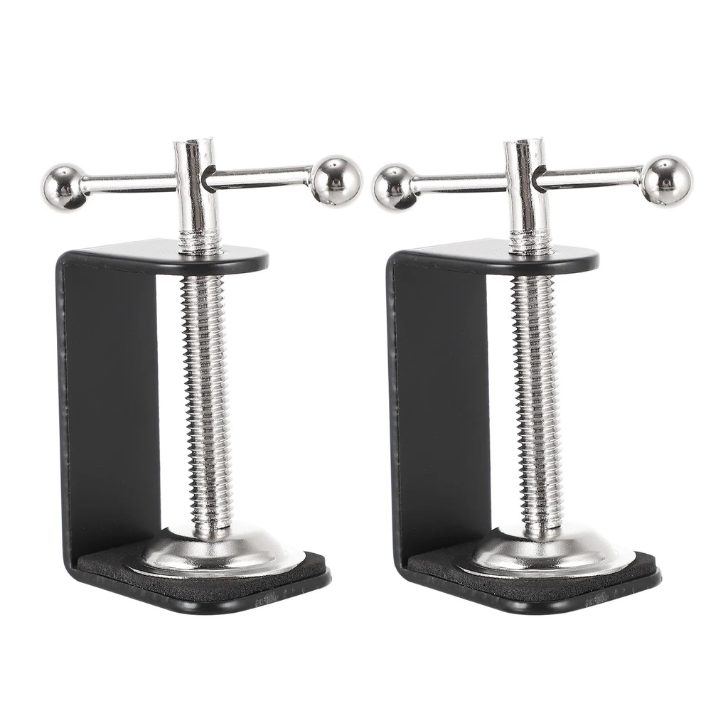 Eease Stainless Steel C Clamps, 2Pcs Heavy Duty Woodworking C-Clamp Tools