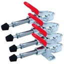 4-Pack GH-301AM Toggle Clamp Latches with Push-Pull Action and Quick-Release Function for Efficient Hand Tool Use