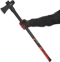 INTERTOOL Splitting Maul, 6 Lb Head, Wood Splitting Axe, 36 , Medium to Large Logs, Rounds, Firewood, Shock Absorbing Anti-Slip Fiberglass Handle with Blade Cover Sheath HT-0273 36-Inch Maul Red