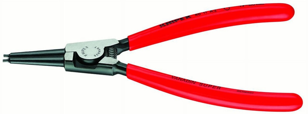 KNIPEX Tools 46 11 A2, 7.25-Inch External Straight Industrial Retaining Ring Pliers
