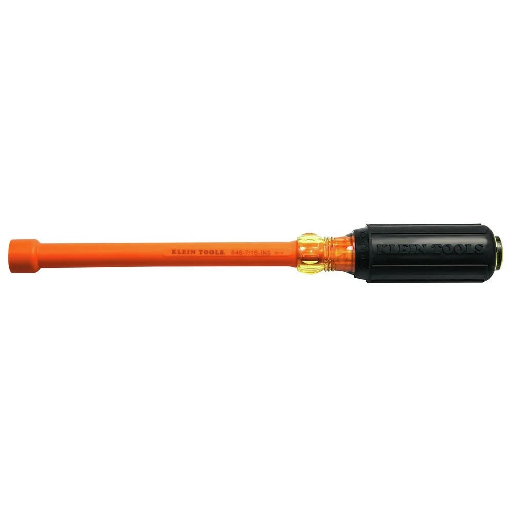 Insulated 7/16 In. Nut Driver with 6 In. Hollow Shaft