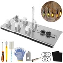 Glass Bottle Cutter Kit Stainless Steel Glass Cutter Adjustable Wine Glass Bottle Cutter Tool Professional Glass Bottle Cutting Machine for DIY Wine Beer Liquor Whiskey and Champagne Bottles