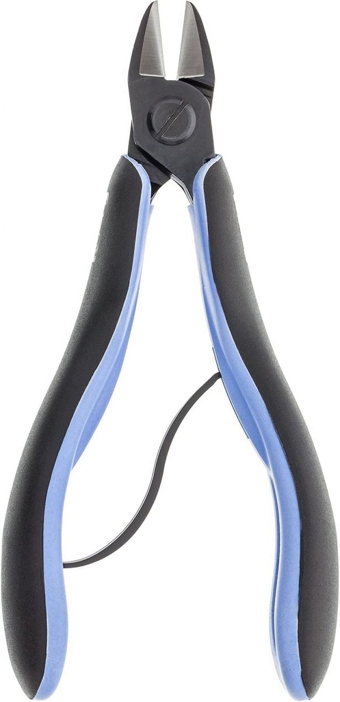 Ergo round Diagonal Semi-Flush Steel Semi-Flush Cutting Plier - 5.8 in Length - Molded Plastic Grip - RX8160 [PRICE Is per TOOL]