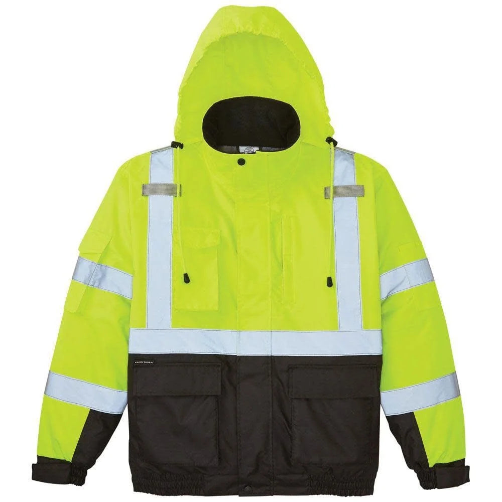 Klein Tools Hi Viz Winter Bomber Jacket Large