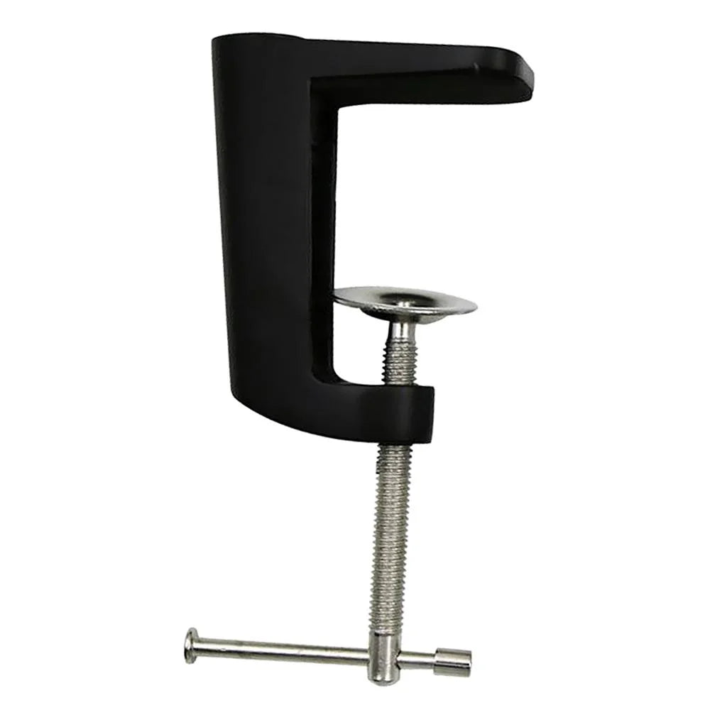 Heavy Duty Metal Adjustable Arm Clamp ,Support Clamp Desktop Mount Holder Stand Black