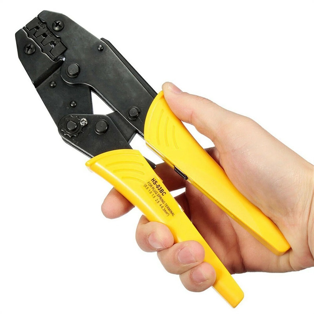 Crimping Tools HS-03BC Pliers Wire Crimpling Pliers Professional Wire Crimpers Engineering Ratchet Terminal DIY Electric Tool
