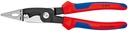 KNIPEX Tools 13 82 8, 6-In-1 Electrical Installation Pliers with Comfort Grip Handle