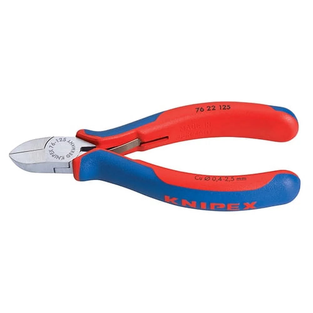 KNIPEX Tools 76 22 125 Comfort Grip Electronics Diagonal Cutters with Comfort Grip Handles