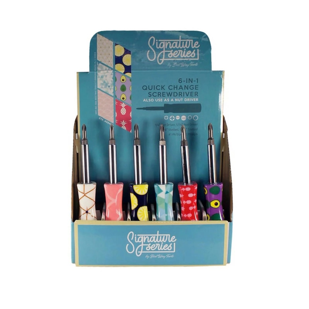 Best Way Tools Signature Series 6-In-1 Screwdriver 8 In.