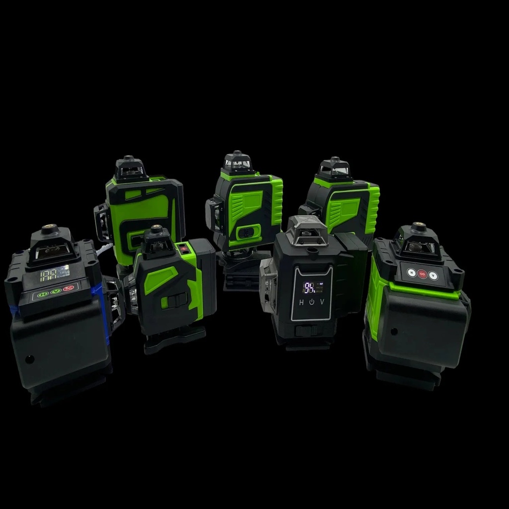LIGGJUN Professional Green Line Laser Tripod with 16 Self-Leveling Lines for Precision Alignment - Versatile and Quality Autonivelant Green Line Laser - Self-Leveling Tripped Laser with 1