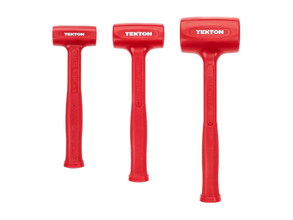 TEKTON Dead Blow Hammer Set, 3-Piece (13, 21, 39 Oz.) | HDB93001
