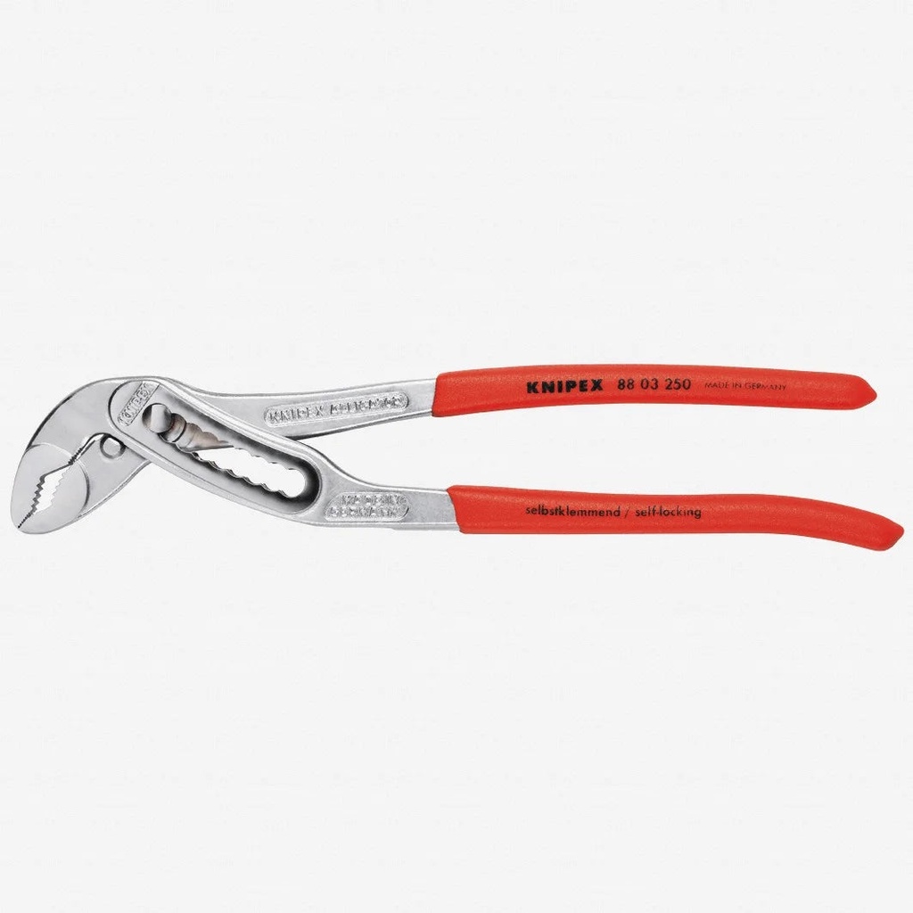 Knipex 7" Alligator Pliers - Chrome W/ Plastic Grip