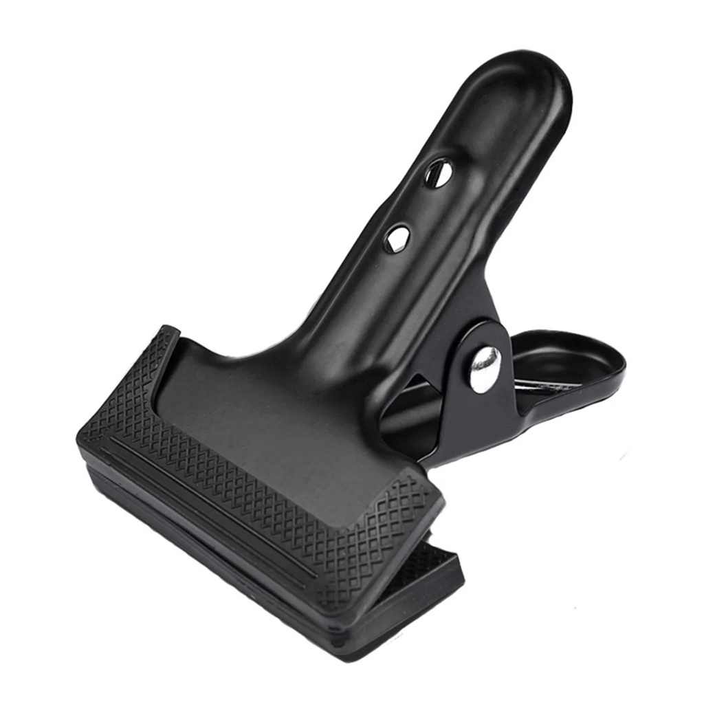 TINYSOME Heavy Duty Metal Clips Wide-Mouth Black Spring Clamps for Woodworking Photo