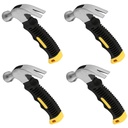 KOHAND 4 Pack 8Oz Stubby Claw Hammer, Practical Small Mini Stubby Camping Hammers for Household DIY Maintenance