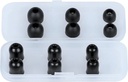 Klein Tools 69475 Ear Tips for Klein Tools AESEB1S Situational Awareness Bluetooth Earbuds, 3 Pairs Each of Replacement Memory Foam and Silicone Tips, Sizes S/M/L