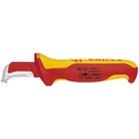 KNIPEX Tools 98 55, 1,000V Insulated Dismantling Knife
