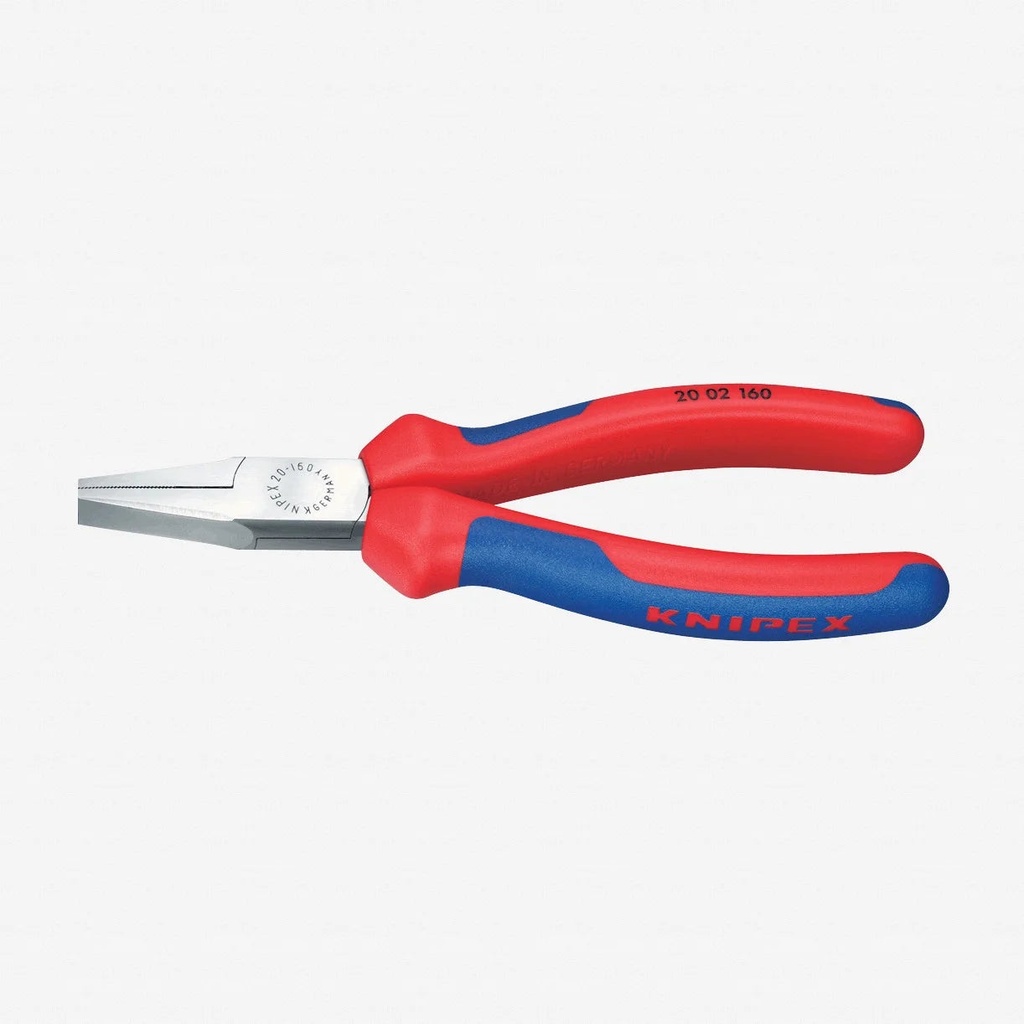 Knipex 6.3" Flat Nose Pliers - Multigrip