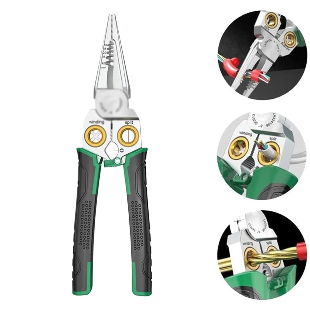 7-In-1 Multi-Function Wire Stripping Pliers - Electrician Tool, Wire Stripper, Crimping Tool