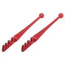 2Pcs Multifunction Handheld Glass Cutting Tool Household Tile Glass Cutter (Red)